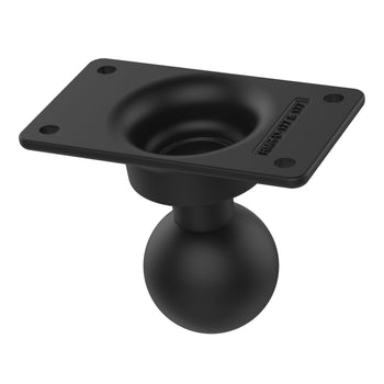 RAM-D-243U:RAM-D-243U_1:RAM 50x100mm Half VESA Plate with Ball - D Size