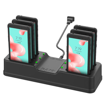 RAM-DOCK-6G-SAM10PU:RAM-DOCK-6G-SAM10PU_1:RAM 6-Port Charging Dock for Samsung XCover 5
