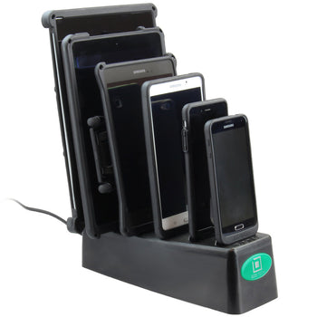 RAM-GDS-DOCK-6G1PU:RAM-GDS-DOCK-6G1PU_4:GDS 6-Port Desktop Charger for IntelliSkin Products