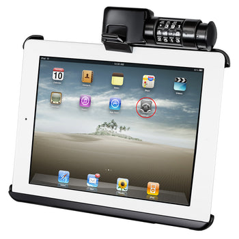 RAM-HOL-AP8LU:RAM-HOL-AP8LU_1:RAM Latch-N-Lock™ Cradle for Apple iPad 1-4