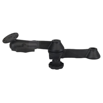 RAM-VB-109-1U:RAM-VB-109-1U_1:RAM 12" Long Double Swing Arm with Round Plate