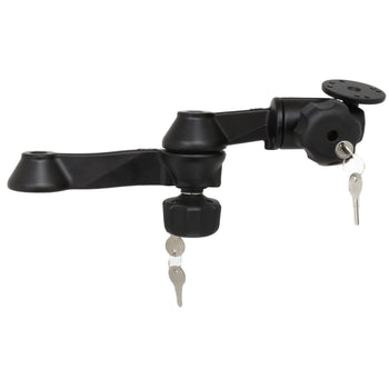 RAM-VB-110-1LU:RAM-VB-110-1LU_1:RAM 12" Locking Double Swing Arm with Round Plate