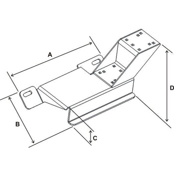 RAM-VB-110:RAM-VB-110_2:RAM No-Drill™ Vehicle Base for '97-03 Ford F-150 + More