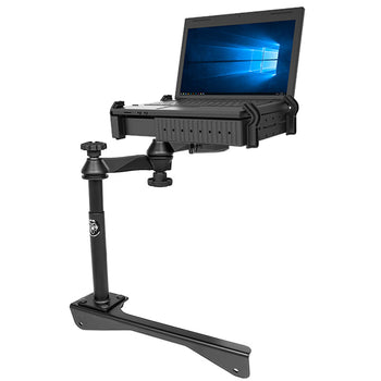 RAM-VB-145P-SW1:RAM-VB-145P-SW1_1:RAM No-Drill™ Laptop Mount for '06-10 Dodge Charger (Police) + More