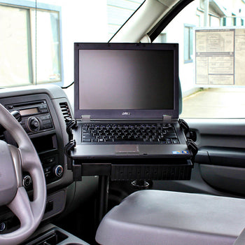 RAM-VB-180-SW1:RAM-VB-180-SW1_3:RAM No-Drill™ Laptop Mount for '07-21 Toyota Tundra + More