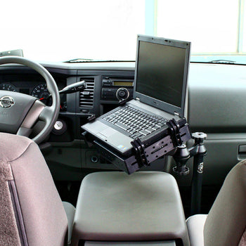 RAM-VB-180-SW1:RAM-VB-180-SW1_4:RAM No-Drill™ Laptop Mount for '07-21 Toyota Tundra + More