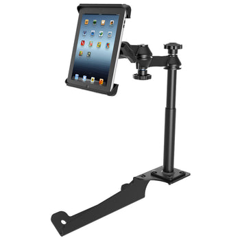 RAM-VB-185-TAB3:RAM-VB-185-TAB3_1:RAM No-Drill™ iPad 1-4 Mount for '99-16 Ford F-250 - F750 + More
