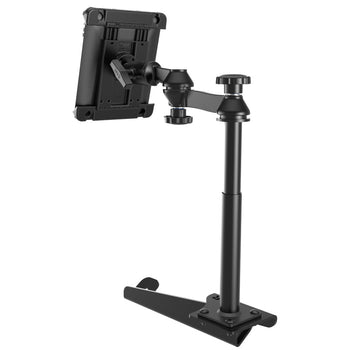 RAM-VB-185-TAB3:RAM-VB-185-TAB3_2:RAM No-Drill™ iPad 1-4 Mount for '99-16 Ford F-250 - F750 + More