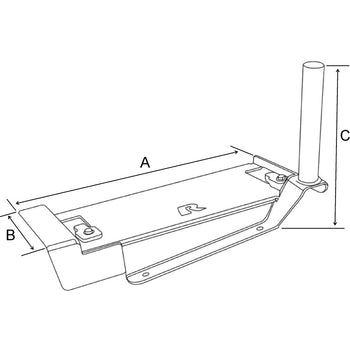 RAM-VB-189:RAM-VB-189_2:RAM No-Drill™ Vehicle Base for '11-13 Chevy Caprice