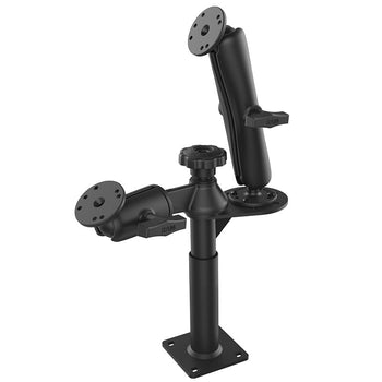 RAM-VP-SW2F-45:RAM-VP-SW2F-45_1:RAM Tele-Pole™ with 4” & 5” Poles and Double Ball Mount