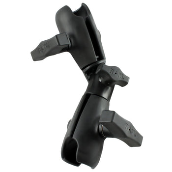 RAP-200-2U:RAP-200-2U_1:RAM Double Socket Swivel & Ratchet Arm - C Size