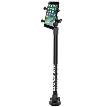 RAP-224-18-A-UN7:RAP-224-18-A-UN7_1:RAM X-Grip Phone Mount with RAM Twist-Lock™ Suction Base & 18" Pole