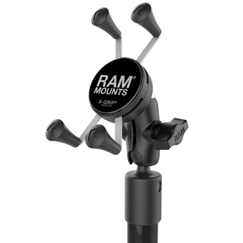 RAP-224-18-A-UN7:RAP-224-18-A-UN7_2:RAM X-Grip Phone Mount with RAM Twist-Lock™ Suction Base & 18" Pole