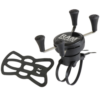 RAP-274-1-UN7U:RAP-274-1-UN7U_2:RAM X-Grip Phone Mount with RAM EZ-On/Off<sup>™</sup> Bicycle Base
