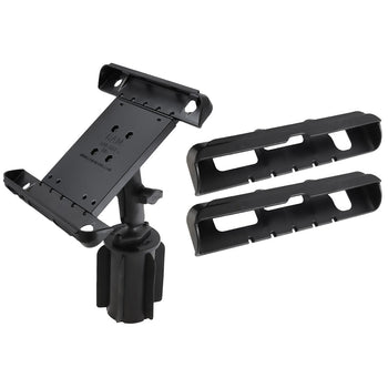 RAP-299-3-B-102-TAB-LG:RAP-299-3-B-102-TAB-LG_1:RAM Tab-Tite™ Large Tablet Holder with RAM-A-CAN™ II Cup Holder Mount