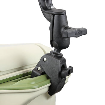 RAP-390-RB-404U:RAP-390-RB-404U_2:RAM Tube Jr.™ Rod Holder with Revolution Arm and RAM Tough-Claw™ Base