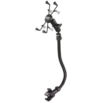 RAP-400-18-B-UN8:RAP-400-18-B-UN8_1:RAM X-Grip Wheelchair Leg Rail Mount for 7"-8" Tablets