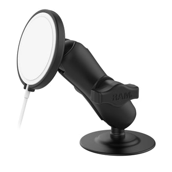 RAP-B-378-AP-MAGU:RAP-B-378-AP-MAGU_1:RAM Flex Adhesive Double Ball Mount for Apple MagSafe