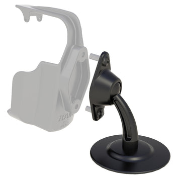 RAP-SB-180U:RAP-SB-180U_2:RAM Lil Buddy™ Adhesive Dash Mount with Diamond Plate