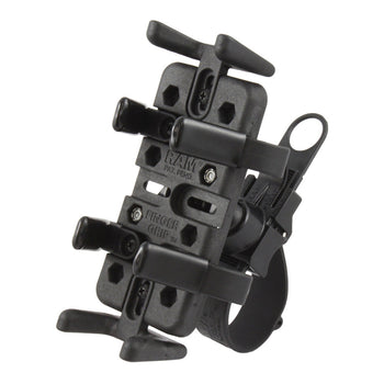 RAP-SB-187-UN4:RAP-SB-187-UN4_2:RAM Finger-Grip™ Universal Holder with RAM EZ-Strap™ Rail Mount