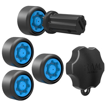 RAP-S-KNOBG-109-1U:RAP-S-KNOBG-109-1U_2:RAM Pin-Lock™ Security Kit for Double Swing Arms and Gimbal Brackets