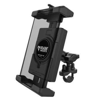 RAM-B-149Z-A-PD7U:RAM-B-149Z-A-PD7U_1:RAM QUICK-GRIP™ PRO XL HANDLEBAR PHONE MOUNT - SHORT