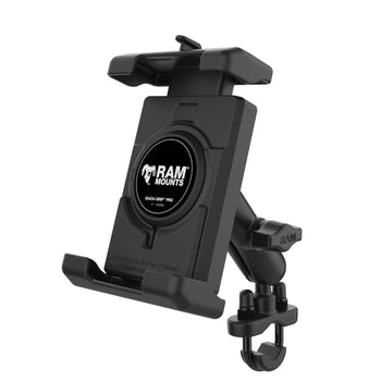 RAM-B-149Z-PD7U:RAM-B-149Z-PD7U_2:RAM Quick-Grip™ Pro XL Phone Mount with Handlebar U-Bolt Base - Medium