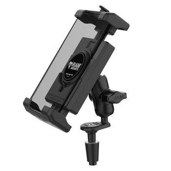 RAM-B-176-A-PD7U:RAM-B-176-A-PD7U_1:RAM Quick-Grip™ Pro XL Phone Mount with Fork Stem Base - Short