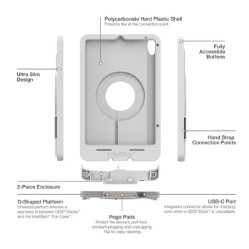 RAM-GDS-SKIN-AP36-TCD-GRY:RAM-GDS-SKIN-AP36-TCD-GRY_5:IntelliSkin Thin-Case™ for Apple iPad mini (A17 Pro) & mini 6 - Gray