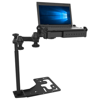 RAM-VB-168-SW1:RAM-VB-168-SW1_1:RAM No-Drill™ Universal Laptop Mount for Heavy Duty Trucks