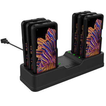 RAM-DOCK-6G-SAM59P-OT1U:RAM-DOCK-6G-SAM59P-OT1U_1:RAM 6-Port Charging Dock for Samsung XCover Pro with OtterBox uniVERSE