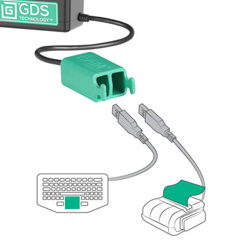 RAM-GDS-DOCKL-AP37CD2U:RAM-GDS-DOCKL-AP37CD2U_6:Locking GDS Tough-Dock™ + Dual USB-A for iPad Pro 12.9, Pro 13 & Air 13