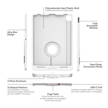RAM-GDS-SKIN-AP37-TCD-GRY:RAM-GDS-SKIN-AP37-TCD-GRY_5:IntelliSkin Thin-Case™ for Apple iPad Pro 12.9 3rd - 6th Gen - Gray