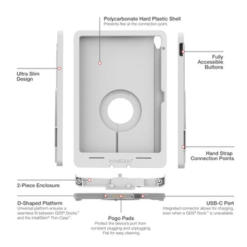 RAM-GDS-SKIN-AP40-TCD-GRY:RAM-GDS-SKIN-AP40-TCD-GRY_5:IntelliSkin Thin-Case™ for iPad 10th Gen - Gray