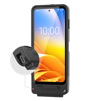 RAM-GDS-SKIN-ZE37-C-NC:RAM-GDS-SKIN-ZE37-C-NC_1:IntelliSkin for Zebra EM45 with External USB-C Port - No Belt Clip