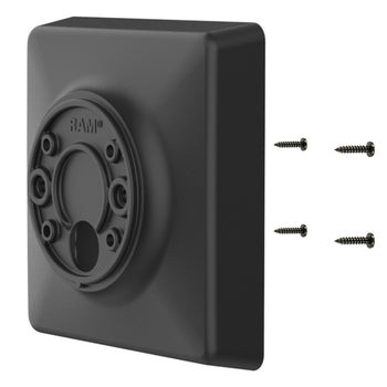 RAP-DOCK-D10VU:RAP-DOCK-D10VU_1:RAM 100mm & 75mm VESA to AMPS Hole Pattern Adapter Plate