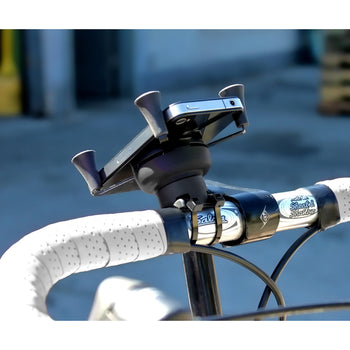 RAP-274-1-UN7U:RAP-274-1-UN7U_8:RAM X-Grip Phone Mount with RAM EZ-On/Off™ Bicycle Base