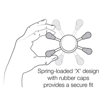RAP-B-166-UN7U:RAP-B-166-UN7U_7:RAM X-Grip Phone Mount with Twist-Lock™ Suction Cup Base