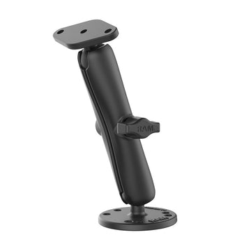 RAM-B-138U-C:RAM-B-138U-C_1:RAM Double Ball Drill-Down Mount with Diamond Plate - Long