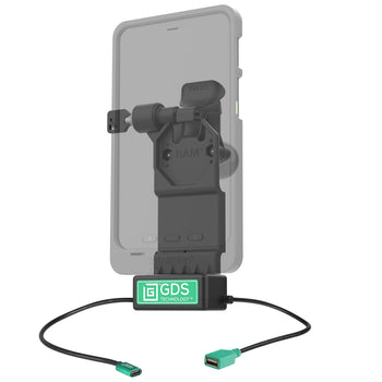 RAM-GDS-DOCKLL-U1CDU:RAM-GDS-DOCKLL-U1CDU_2:GDS Uni-Conn™ Left Locking Power + Single USB-A Dock
