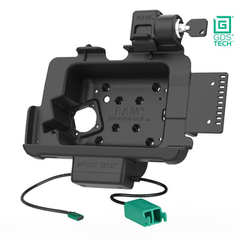 Locking GDS Power + Dual USB Dock for Zebra ET4x 8" with IntelliSkin