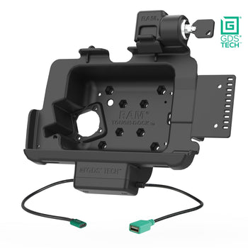 Locking GDS Power + Data Dock for Zebra ET4x 8" with IntelliSkin