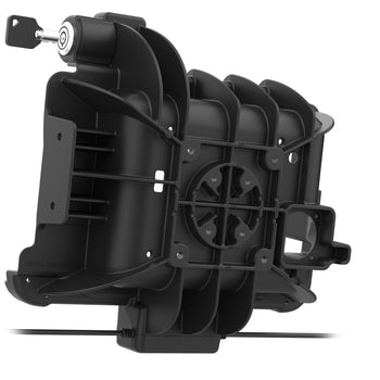 RAM-GDS-DOCKL-ZE21PD2U:RAM-GDS-DOCKL-ZE21PD2U_3:Locking GDS Power + Dual USB Dock for Zebra ET4x 10" with IntelliSkin