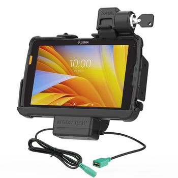 RAM-HOL-ZE20PDKLU:RAM-HOL-ZE20PDKLU_1:Locking RAM Tough-Dock™ Power + Data for Zebra ET4x 8" Tablet