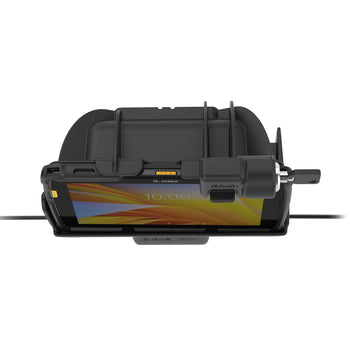 RAM-HOL-ZE20PDKLU:RAM-HOL-ZE20PDKLU_7:Locking RAM Tough-Dock™ Power + Data for Zebra ET4x 8" Tablet