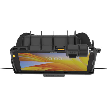 RAM-HOL-ZE21PD2KLU:RAM-HOL-ZE21PD2KLU_7:Locking RAM Tough-Dock™ Power + Dual USB for Zebra ET4x 10" Tablet