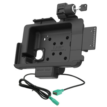 RAM-HOL-ZE21PDKLU:RAM-HOL-ZE21PDKLU_2:Locking RAM Tough-Dock™ Power + Data for Zebra ET4x 10" Tablet
