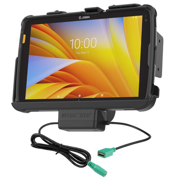 RAM-HOL-ZE21PDU:RAM-HOL-ZE21PDU_1:RAM Tough-Dock™ Power + Data for Zebra ET4x 10" Tablet