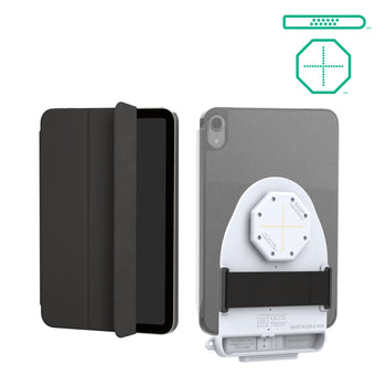 RAM-GDS-TABC-F1DB-GRY:RAM-GDS-TABC-F1DB-GRY_1:GDS Tab-Conn™ for Folio Style Cases (D Shape & Rear Pogo Pads) - Gray