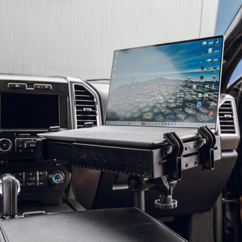 RAM-VB-195-SW1:RAM-VB-195-SW1_6:RAM No-Drill™ Laptop Mount for '15-25 Ford F-150, ’17-25 F-250 + More